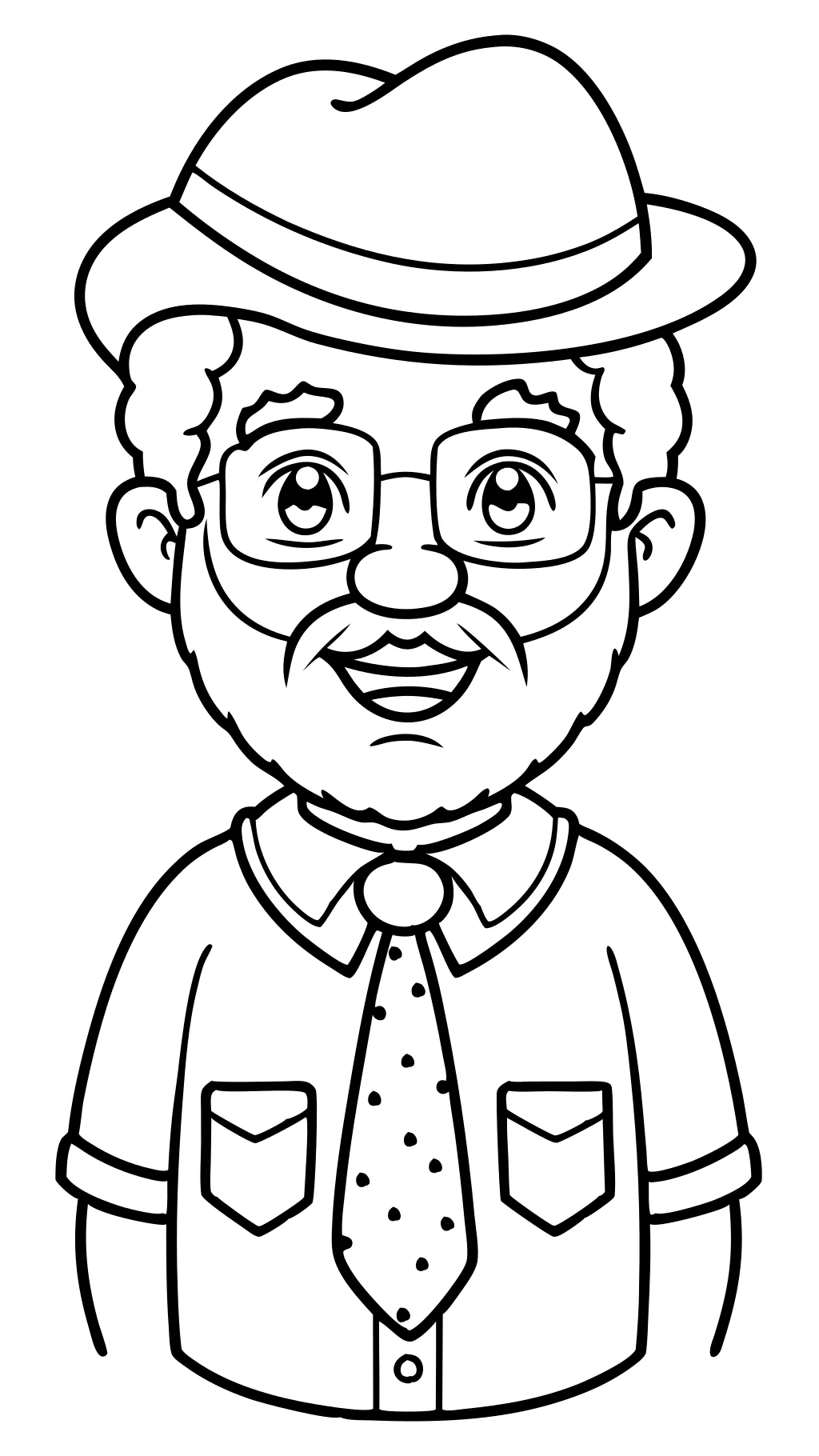 free printable fathers day coloring pages for grandpa